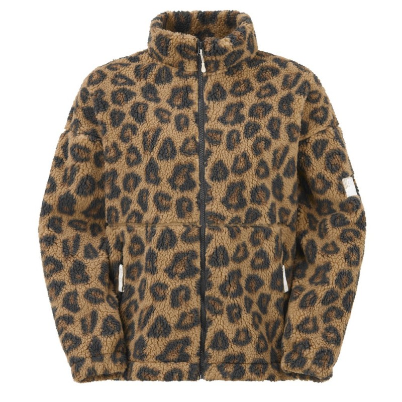 Picture Gypsi Zip Fleece Femme wild spot print