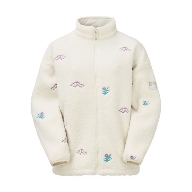 Picture Nyss Embro Zip Fleece Femme tofu