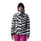Rossignol Snowblaze Down Ski Jacket Femme resort bold lines black