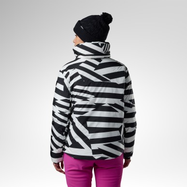 Rossignol Snowblaze Down Ski Jacket Femme resort bold lines black
