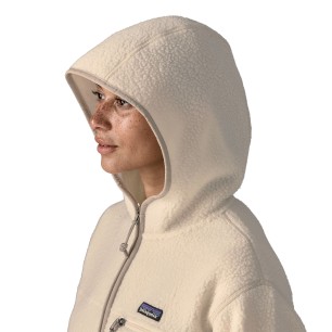 Patagonia Sweat à capuche Retro Pile Femme, couleur naturelle