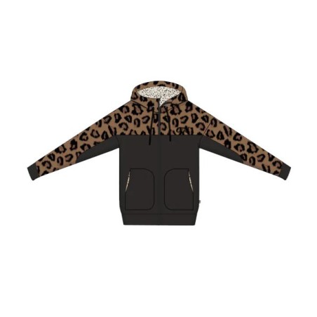 Picture Basement Plush Zip Hoodie Femme black