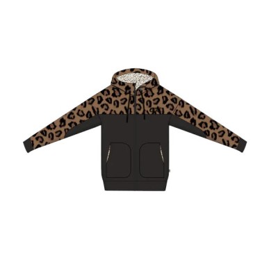 Picture Basement Plush Zip Hoodie Femme black