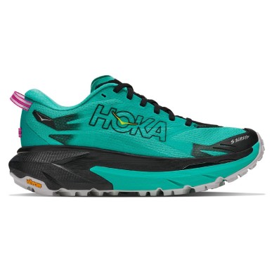Hoka Mafate 5 Femme black / electric aqua