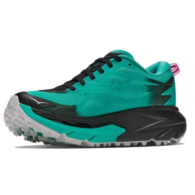 Hoka Mafate 5 Femme black / electric aqua