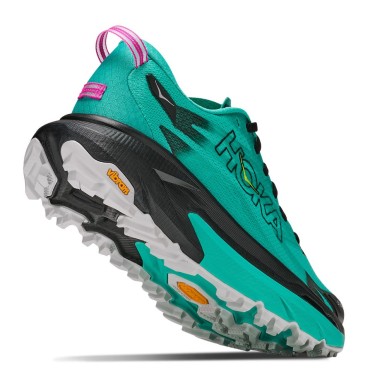 Hoka Mafate 5 Femme black / electric aqua