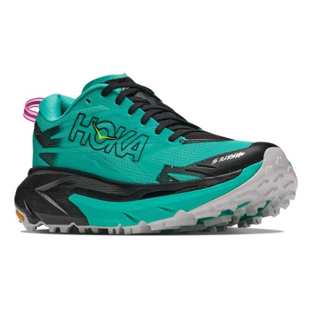 Hoka Mafate 5 Femme black / electric aqua