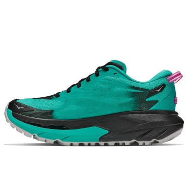 Hoka Mafate 5 Femme black / electric aqua