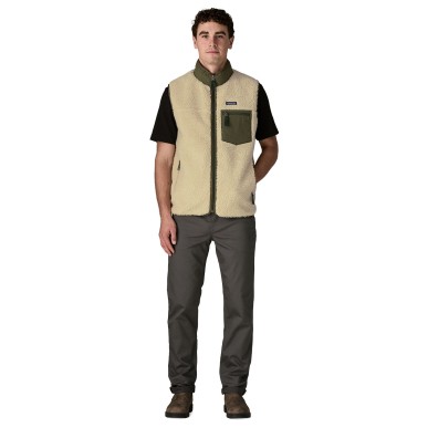 Patagonia Classic Retro-X Vest dark natural / basin green