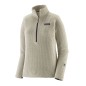 Patagonia R1 Air Zip Neck Femme wool white Patagonia R1 Air Zip Neck Femme wool white