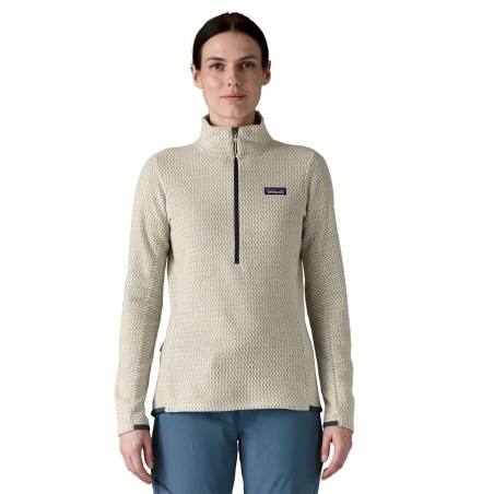 Patagonia R1 Air Zip Neck Femme wool white
