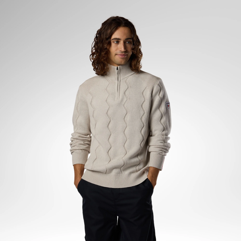 Rossignol  Corbyr Half zip sweater silver cloud