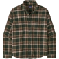 Patagonia Fjord Flannel Shirt  cozy cabin treeline green