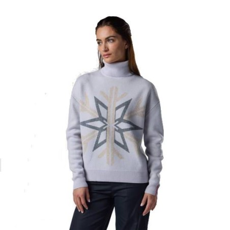 Rossignol Patterned TN Sweater Femme silver cloud