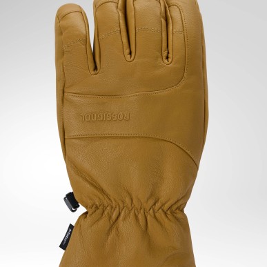 Rossignol Full Leather Ski Gants R-Shell dusted ochrefull