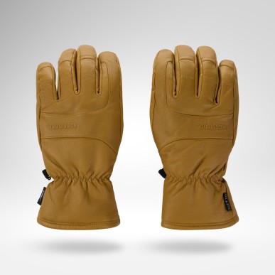 Rossignol Full Leather Ski Gants R-Shell dusted ochrefull