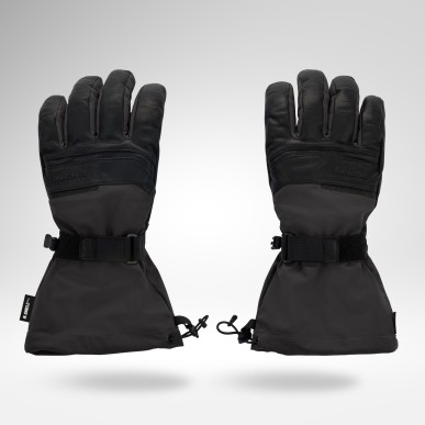 Rossignol Leather Mix Ski Gants R-Shell black