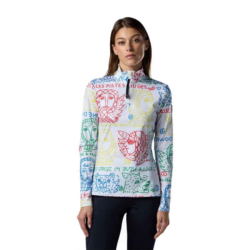 Rossignol JCC Quarter Zip First Layer Femme angels light Rossignol JCC Quarter Zip First Layer Femme angels light