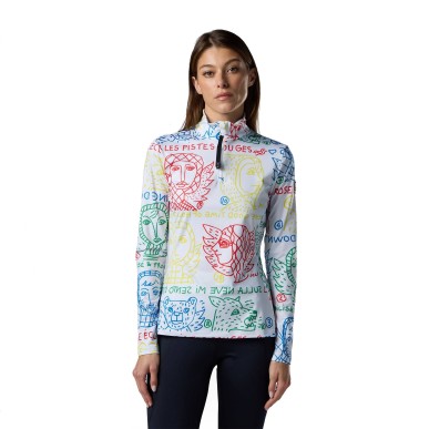 Rossignol JCC Quarter Zip First Layer Femme angels light
