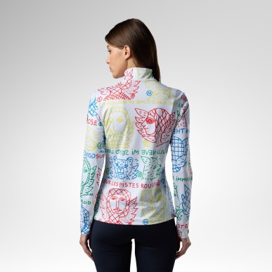 Rossignol JCC Quarter Zip First Layer Femme angels light