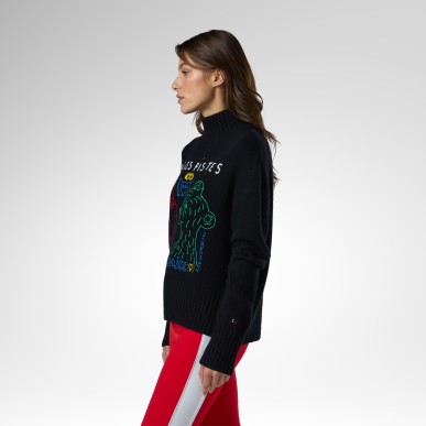 Rossignol JCC Turtle Neck Sweater Femme black