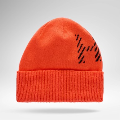 Rossignol Hero Cuffed Bonnet neon red