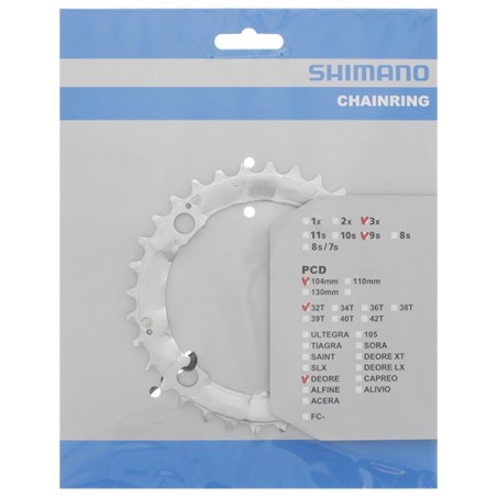 plateau Shimano deore M510 9V 32 dts