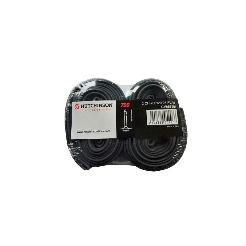 Hutchinson chambre 700 x 20-25 VF Presta lot de 2