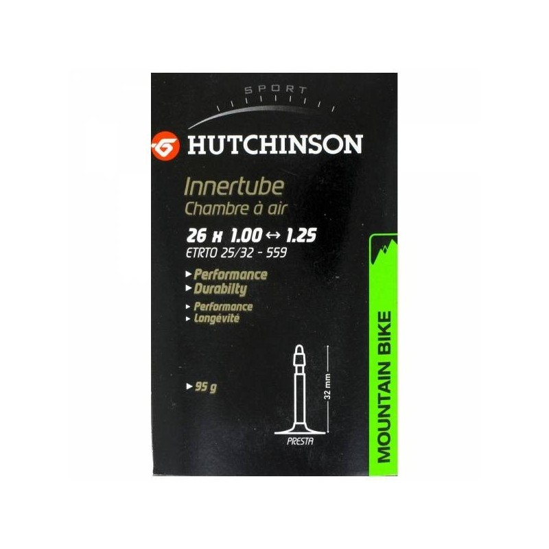 Hutchinson chambre 26 x 1.00-1.25 VS Schrader