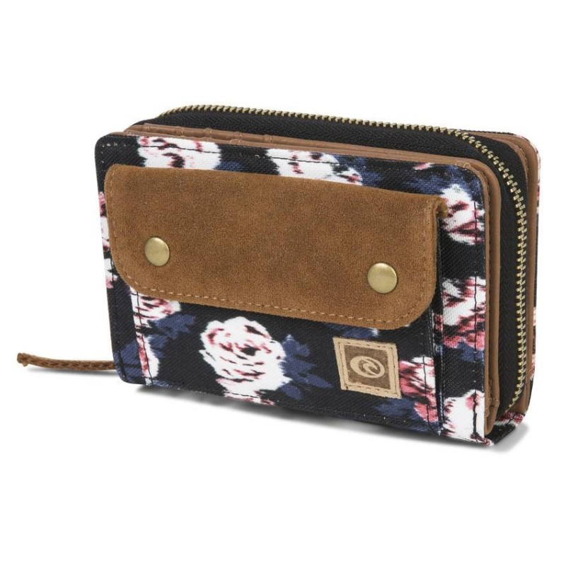 Portefeuille Rip Curl Roses black