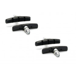Pack de 2 paires de patins V-Brake XLC BS-V01 Pack de 2 paires de patins V-Brake XLC BS-V01