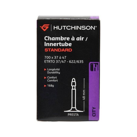 Hutchinson chambre 700x37/47 Butyl Presta 48 mm