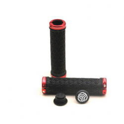 Poignees SB3 logo lock on Black Red Poignees SB3 logo lock on Black Red