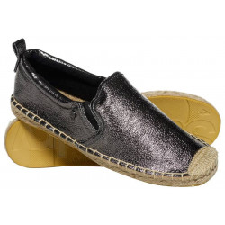 Espadrilles Superdry Liora Femme Pewter Crackle Espadrilles Superdry Liora Femme Pewter Crackle
