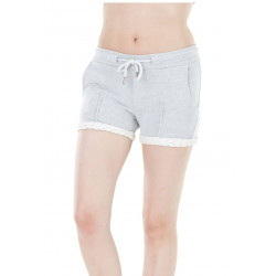 Short Picture Slasher Lace femme grey melange Short Picture Slasher Lace femme grey melange