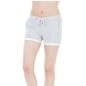 Short Picture Slasher Lace femme grey melange Short Picture Slasher Lace femme grey melange