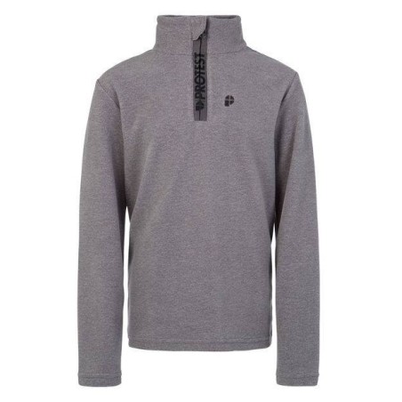 Protest Perfecty JR 1/4 Zip dark grey enfant
