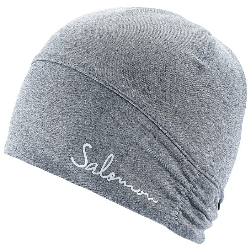 Salomon Elevate Warm Beanie femme alloy / quite shade Salomon Elevate Warm Beanie femme alloy / quite shade