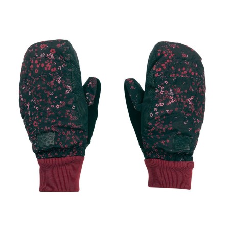 Moufles Volcom Bistro femme black floral print