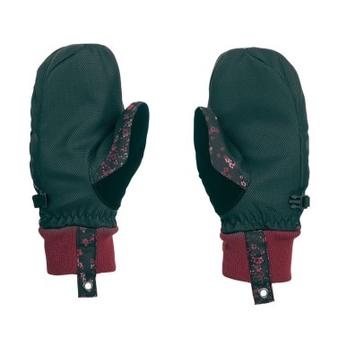 Moufles Volcom Bistro femme black floral print