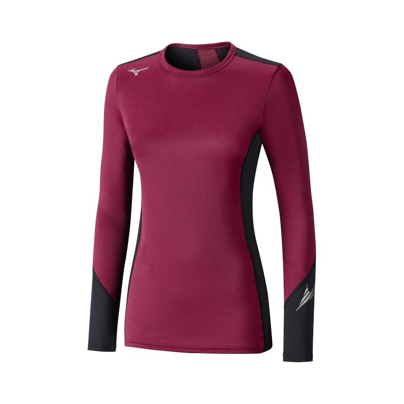 Mizuno Virtual Body G2 Crew Femme Beet Red / Black Mizuno Virtual Body G2 Crew Femme Beet Red / Black