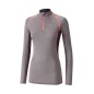 Mizuno Wool H/Zip Femme Grey / Coral Mizuno Wool H/Zip Femme Grey / Coral