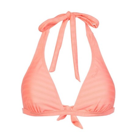 Protest MM Mob Bcup Halter Bikini Top coral blaze