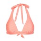 Protest MM Mob Bcup Halter Bikini Top coral blaze