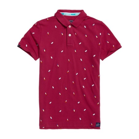 Polo Superdry Bermuda City bright coral