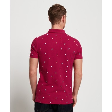 Polo Superdry Bermuda City bright coral