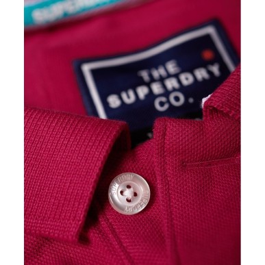 Polo Superdry Bermuda City bright coral