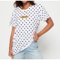 T-shirt Superdry Studio 395 Polka Dot femme optic T-shirt Superdry Studio 395 Polka Dot femme optic