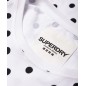 T-shirt Superdry Studio 395 Polka Dot femme optic T-shirt Superdry Studio 395 Polka Dot femme optic