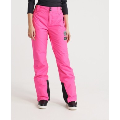 Pantalon Superdry SD Ski Run femme luminous pink